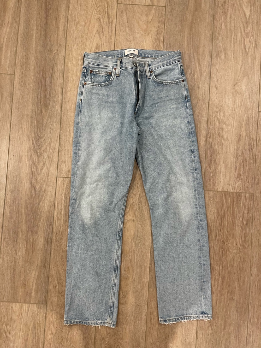 Agolde Straight Light Blue Jeans 26